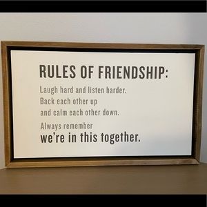 Rules of Friendship Quote